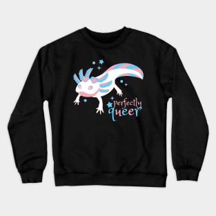 Trans Pride Axolotl Crewneck Sweatshirt